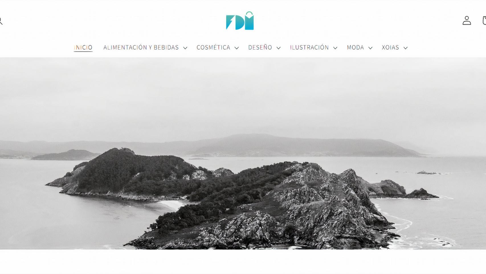 Vista de la página web de FDM.