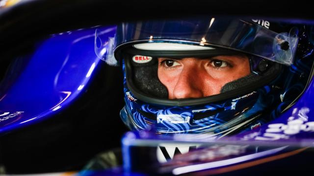 Nicholas Latifi durante el Gran Premio de Abu Dhabi