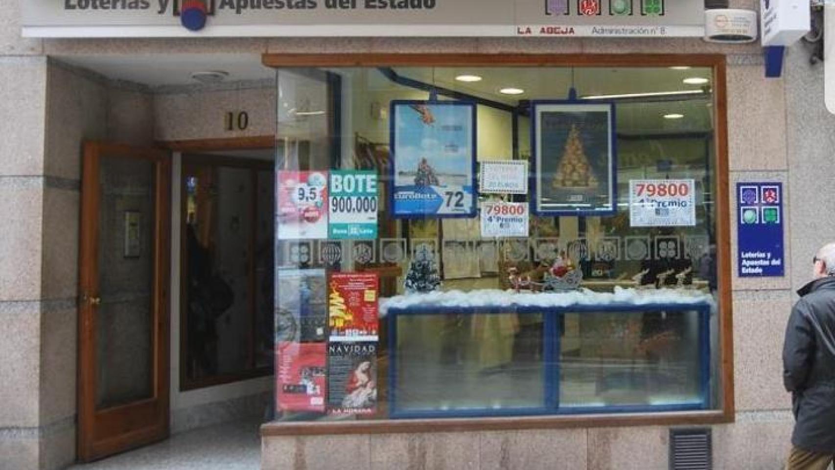 Imagen de archivo de una Administración de Lotería