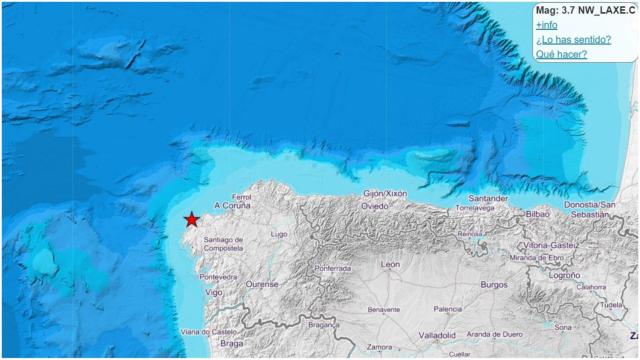 Terremoto en Laxe.