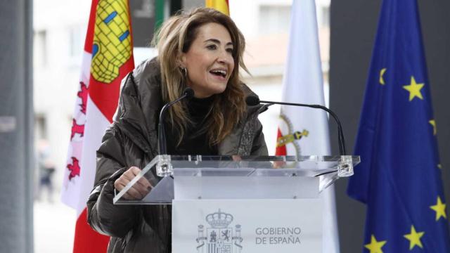 La ministra durante su polémica intervención.