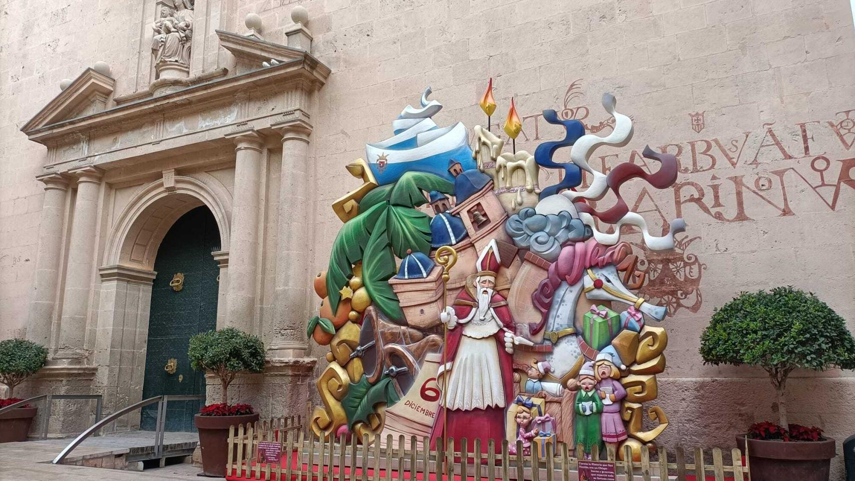 Fachada de la Concatedral de San Nicolás.