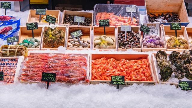 Una pescadería de Madrid.
