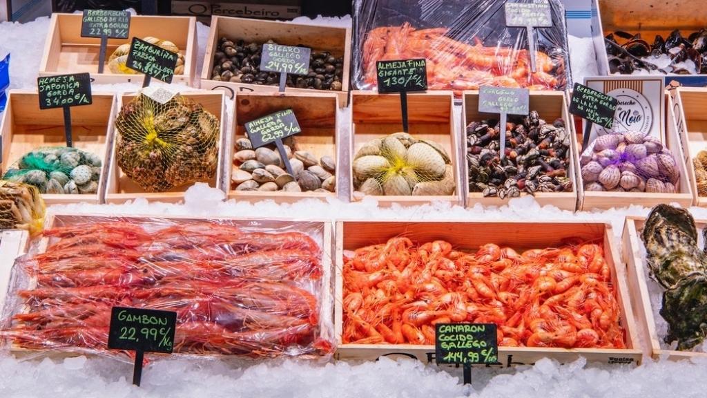 Una pescadería de Madrid.