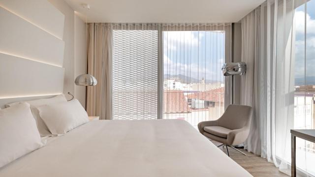 Una de las habitaciones del hotel NH Málaga.