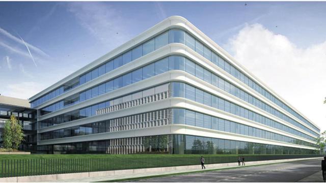 Futuro edificio de Inditex en Sabón.