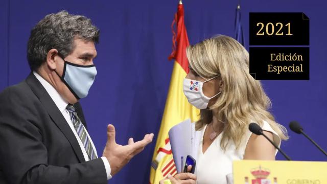 José Luis Escrivá y Yolanda Díaz.