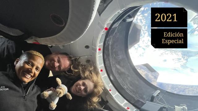 Foto de astronautas de la misión Inspiration4