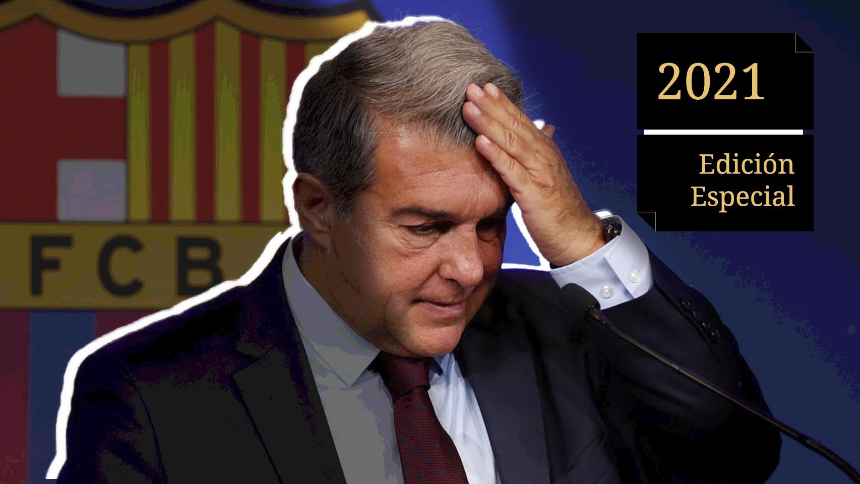 El 2021, historia negra del Barça: el año pudo caer en la bancarrota y empezó su época más dura