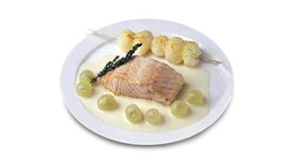 Salmón a la uva.