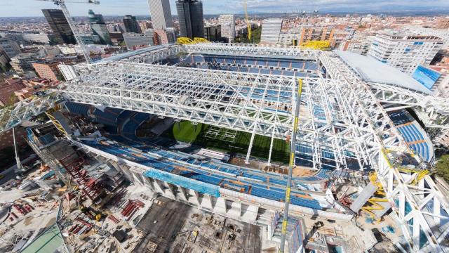 Las obras del Santiago Bernabéu