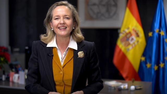 La vicepresidenta económica, Nadia Calviño.