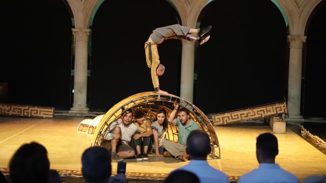 Una imagen del espectáculo 'Esencial' de Vaivén Circo.