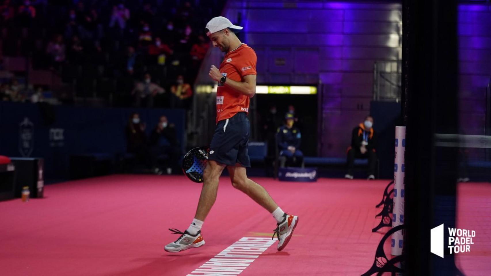 Momo González, en un partido del Master Final de 2021.