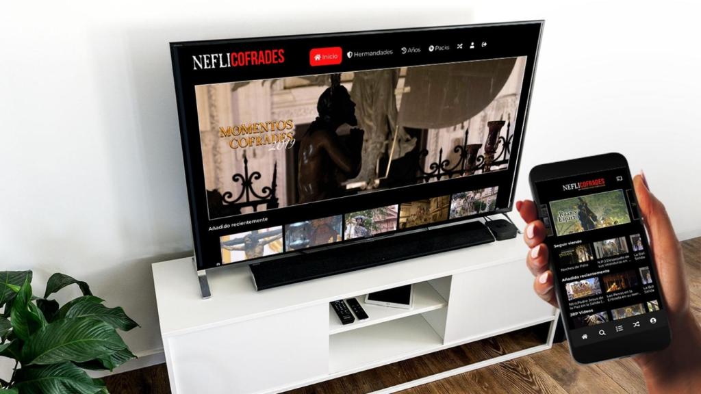 Neflicofrades en un televisor.