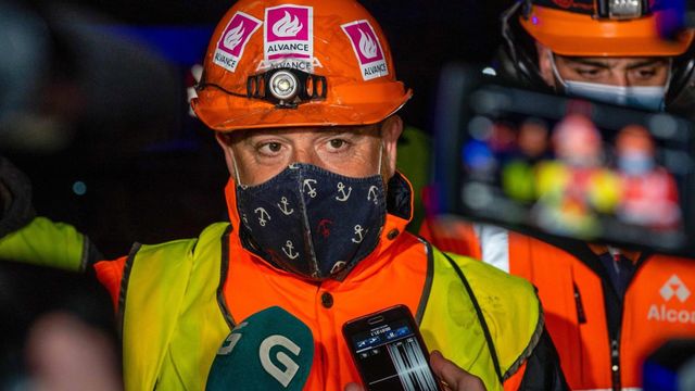 Trabajadores de Alcoa en una foto de archivo