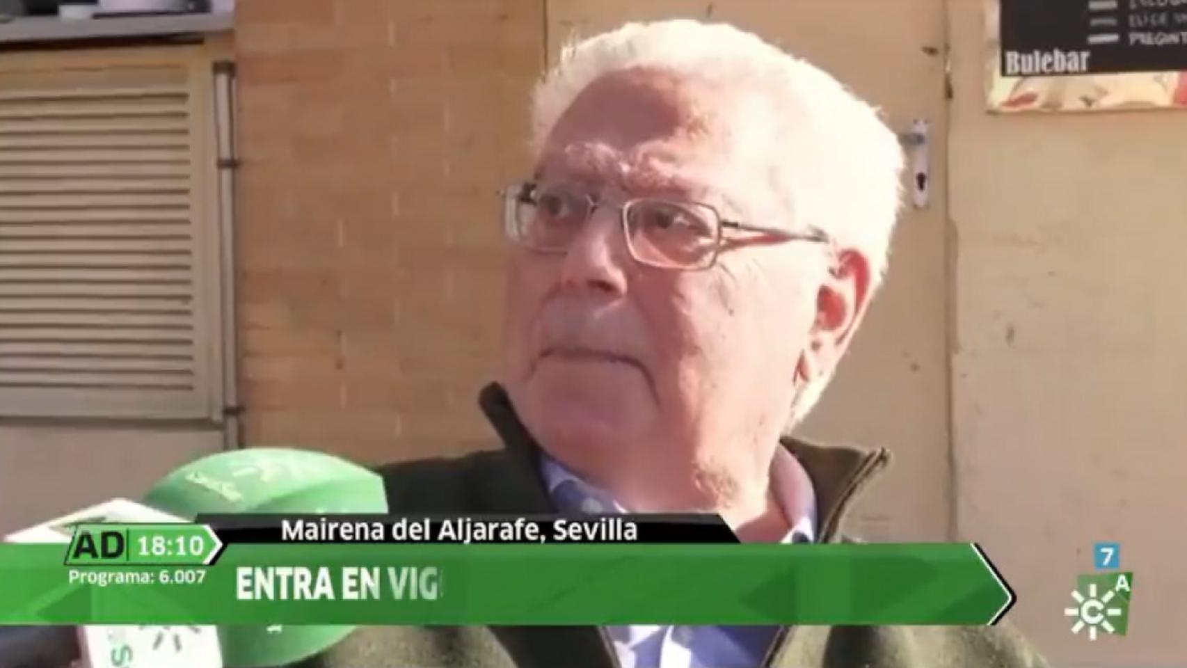 El hombre que se ha hecho viral por su maravillosa reacción.