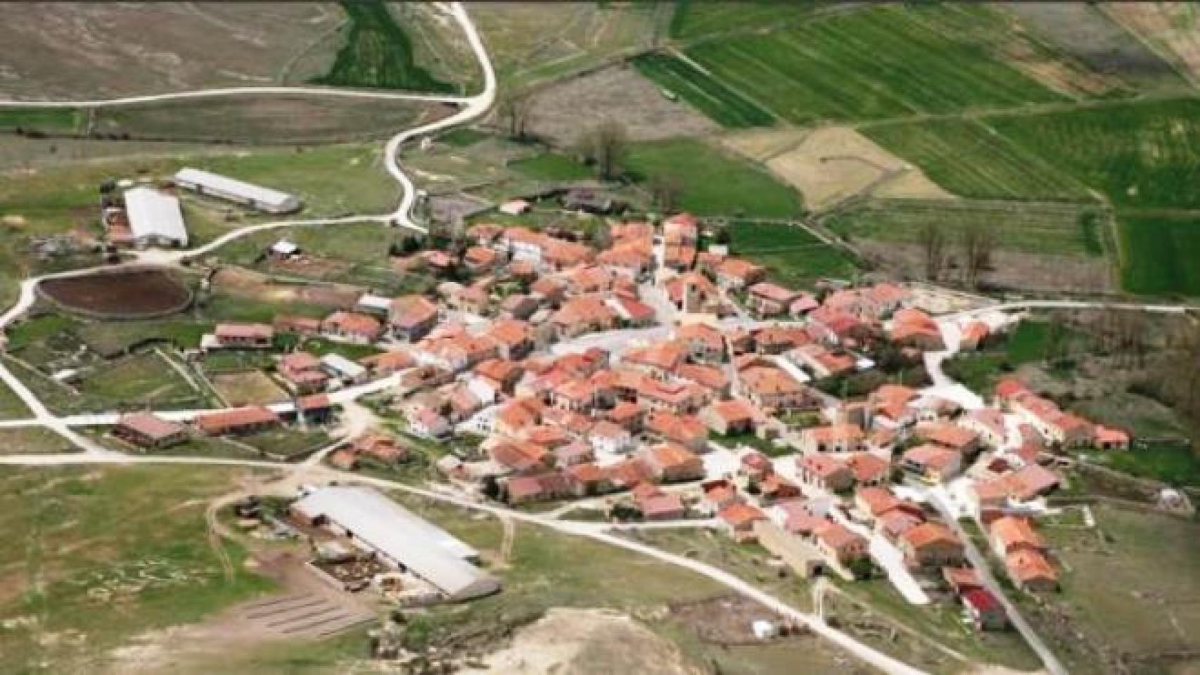 Imagen aérea de Campisábalos (Guadalajara).