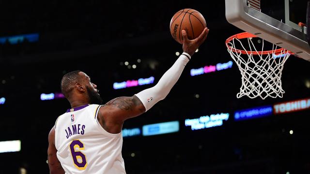 LeBron James, con Los Angeles Lakers