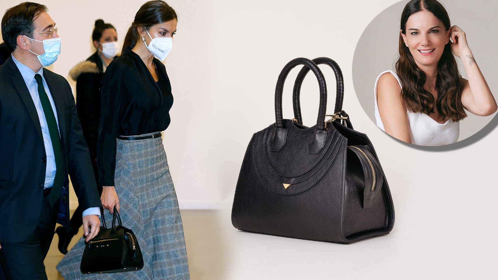 EL ESPAÑOL ha hablado con Miren Zubiaguirre, diseñadora del nuevo bolso de la reina Letizia.