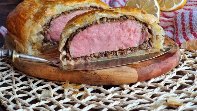 Lomo de cerdo en hojaldre tipo Wellington, una receta festiva