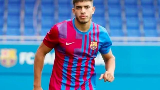 Ez Abde, presentado con el FC Barcelona