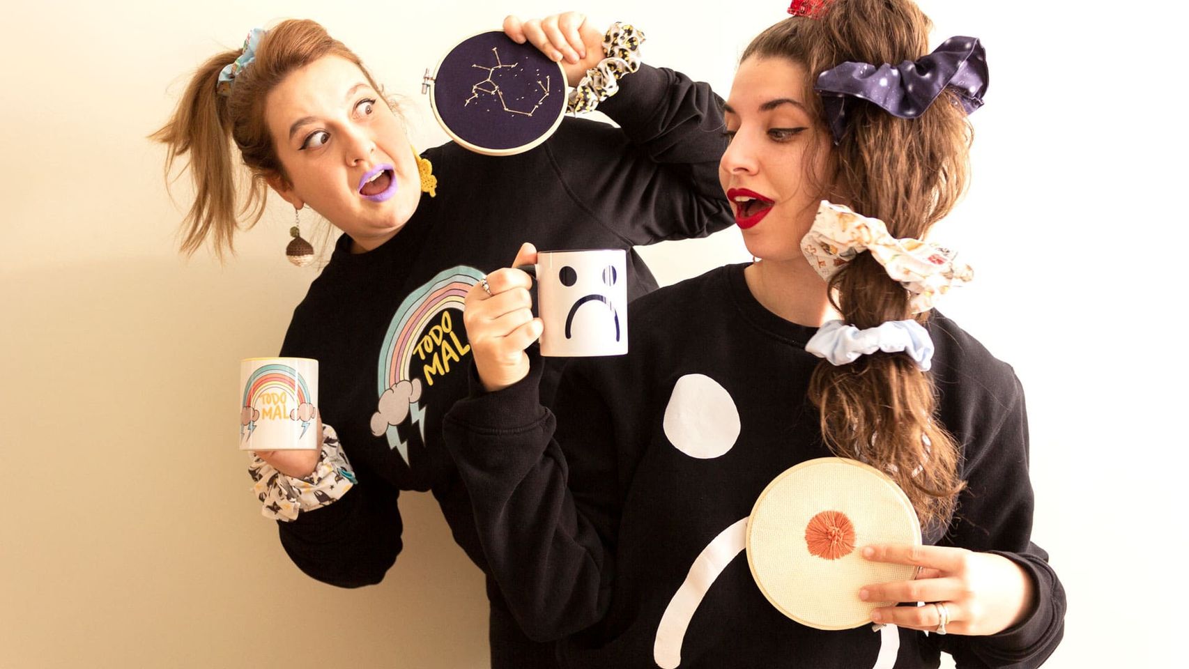 Noelia Rodríguez y Lora Gonzáles, creadoras de Salsa Gaucha y Boro