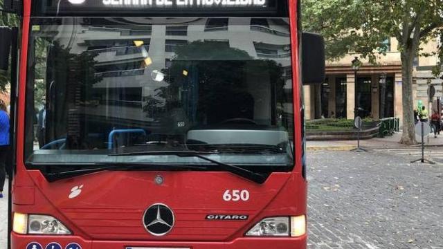 Imagen de archivo de un autobús de Albacete.