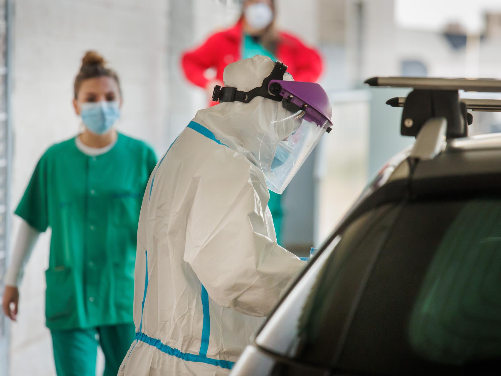 J. Vicente ICAL./ Test de antígenos en Ciudad Rodrigo