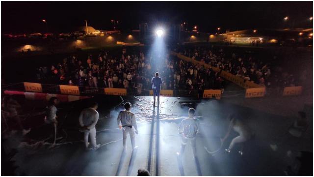 La orquesta París de Noia en una de sus actuaciones.