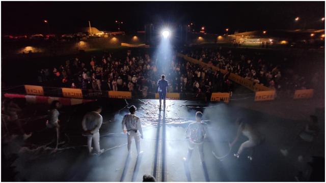 La orquesta París de Noia en una de sus actuaciones.