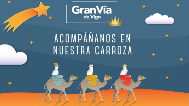 El Centro Comercial Gran Vía de Vigo invitará a 16 niños a su carroza en la Cabalgata