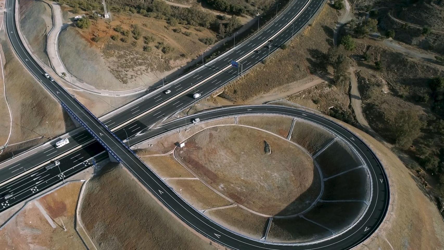 Imagen de la nueva obra de Sacyr AP47-Pedrizas.