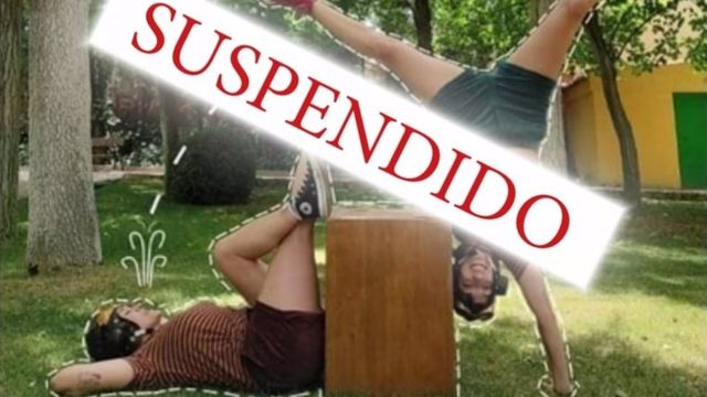 Suspendido el espectáculo acrobático 'Por amor al aire' en Albacete