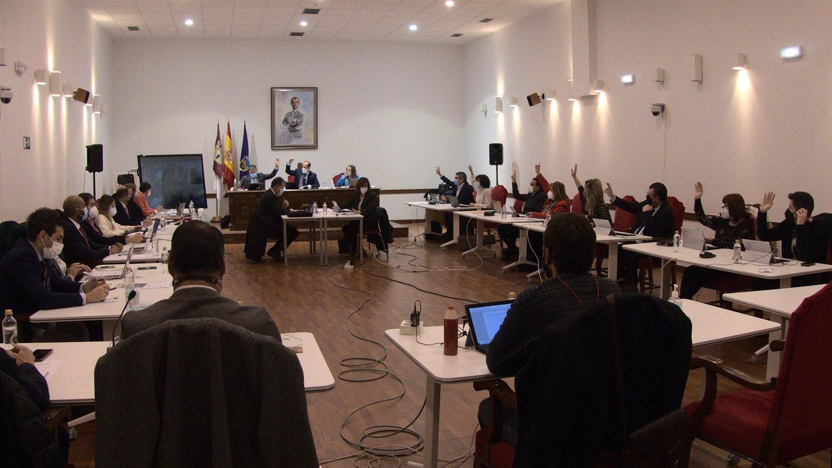 Pleno en el Ayuntamiento de Guadalajara. Foto: Ayuntamiento de Guadalajara