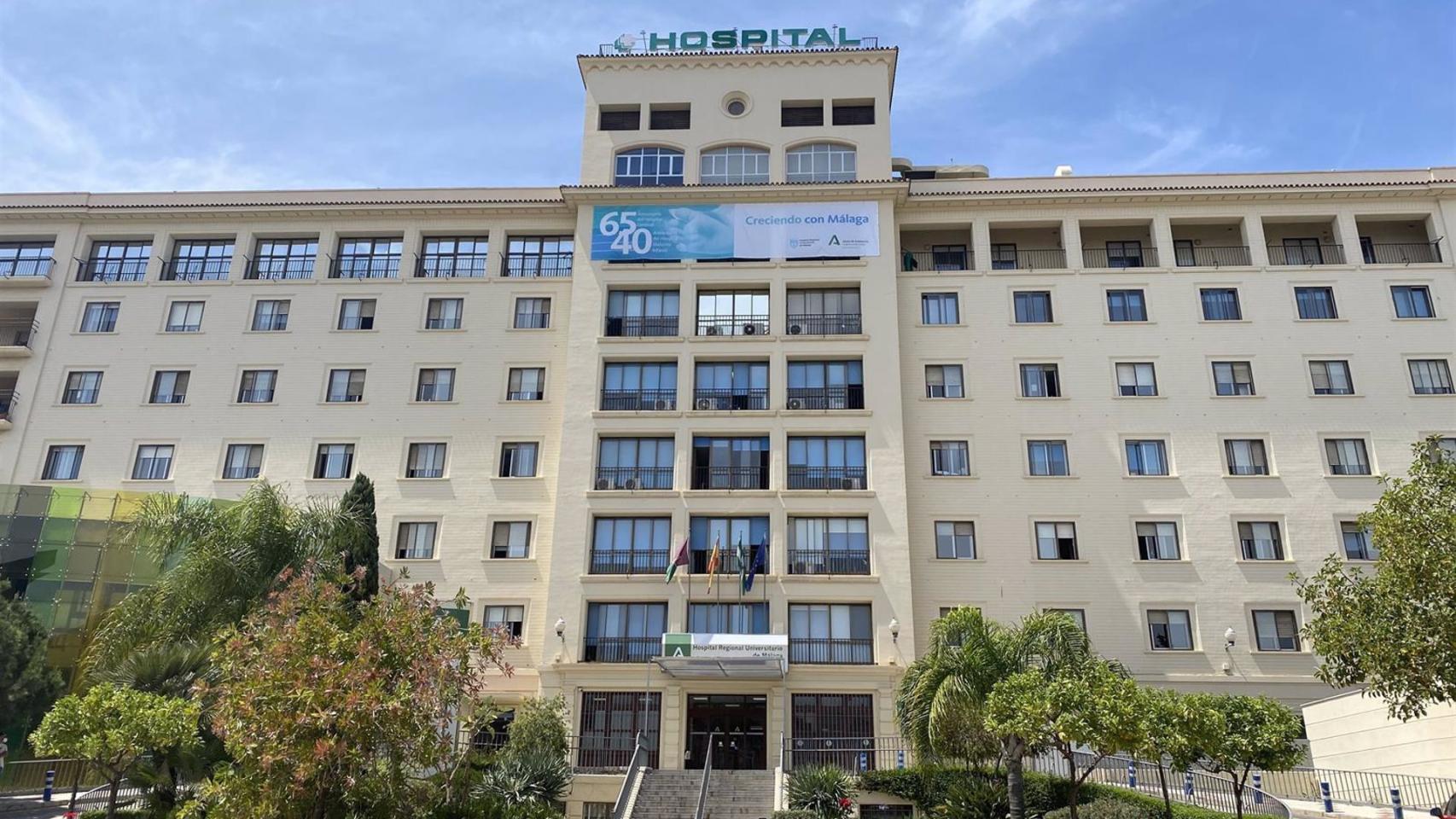 Imagen del Hospital Regional de Málaga.