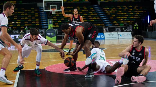 Partido entre el Bilbao y el Unicaja, temporada 20/21.