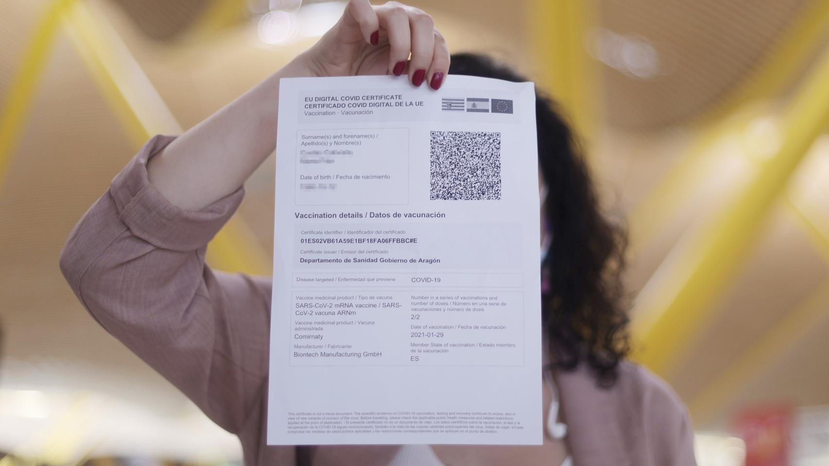 El certificado UE Covid.