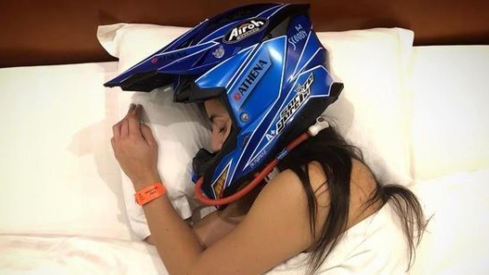 Con esta imagen Sara García anunciaba su positivo en COVID