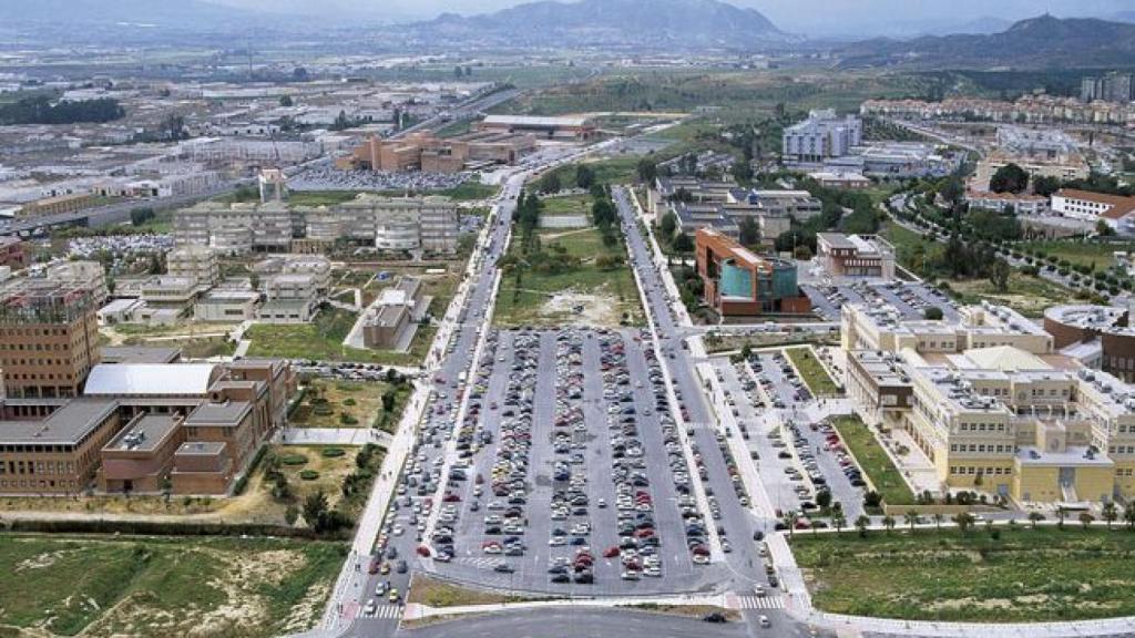 Vista del campus de la Universidad de Málaga en Teatinos.