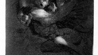 El dibujo 'Buen Viaje' de Goya adquirida por Cultura.