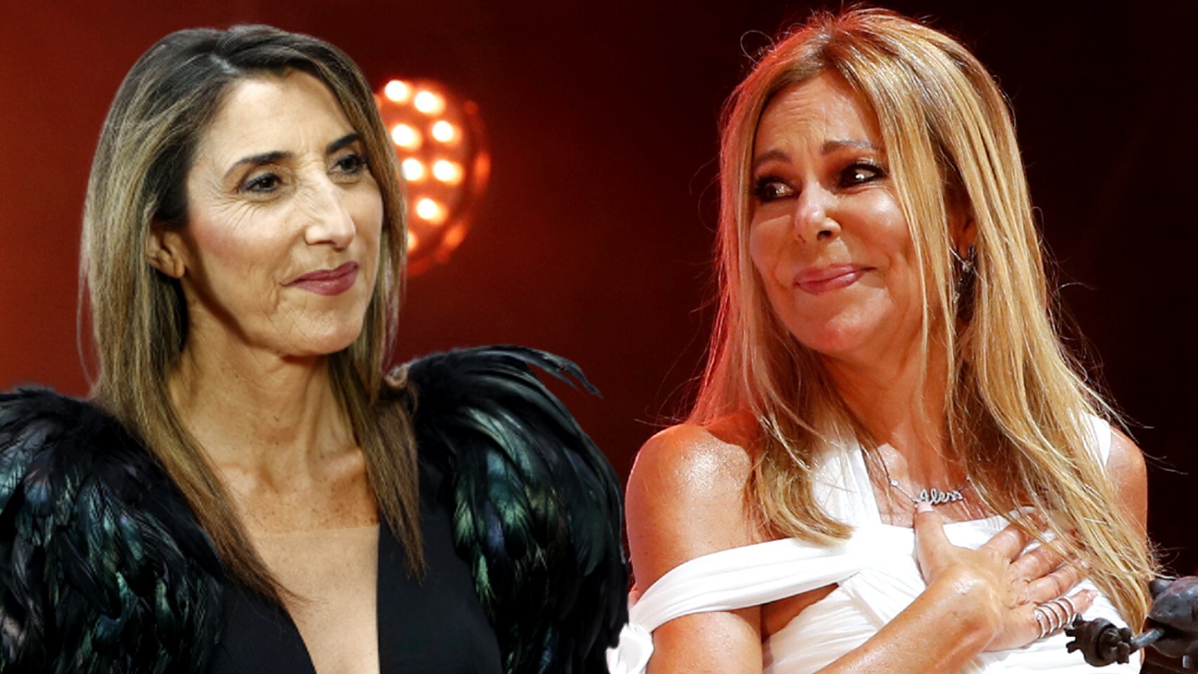 Paz Padilla y Ana Obregón en un fotomontaje de JALEOS.