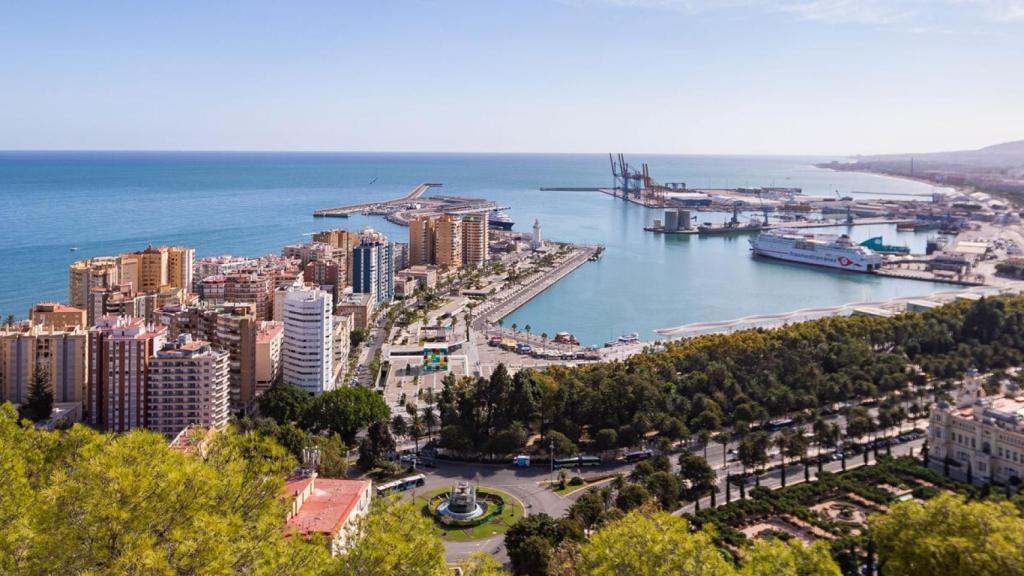 Vista de Málaga.