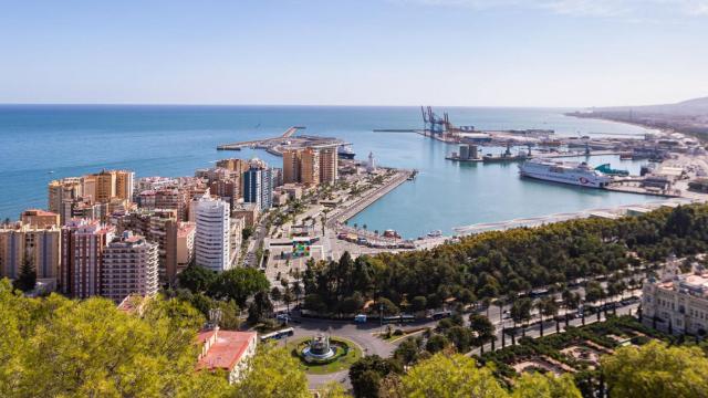 Vista de Málaga.