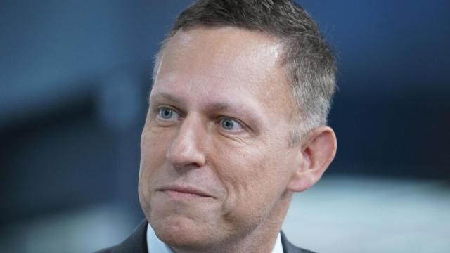 El empresario estadounidense, Peter Thiel, en una conferencia.