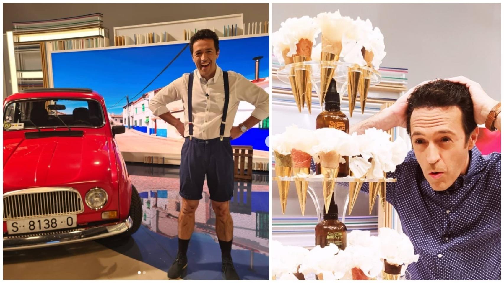 Jacob Petrus, en dos de sus programas.