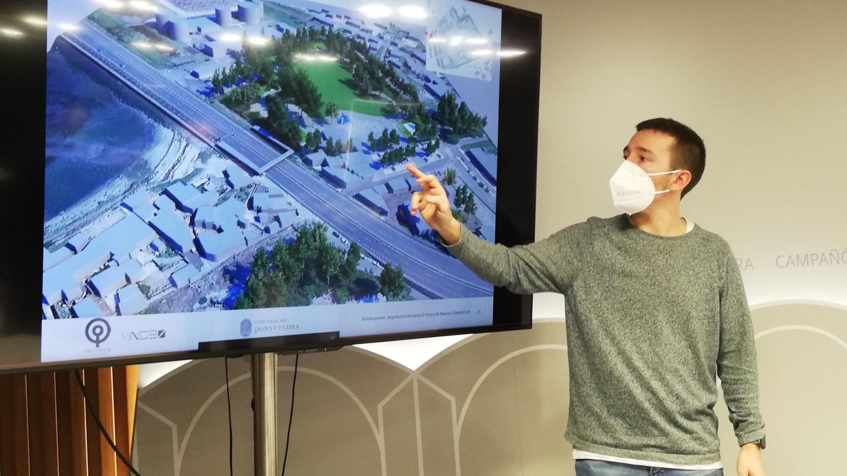 Presentación del proyecto del ‘Parque da dignidade’ en Praceres