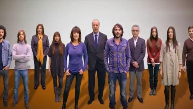 Vicente del Bosque y el actor Fernando Tejero, entre los famosos que la Fundación Filia ha utilizado para promocionarse.