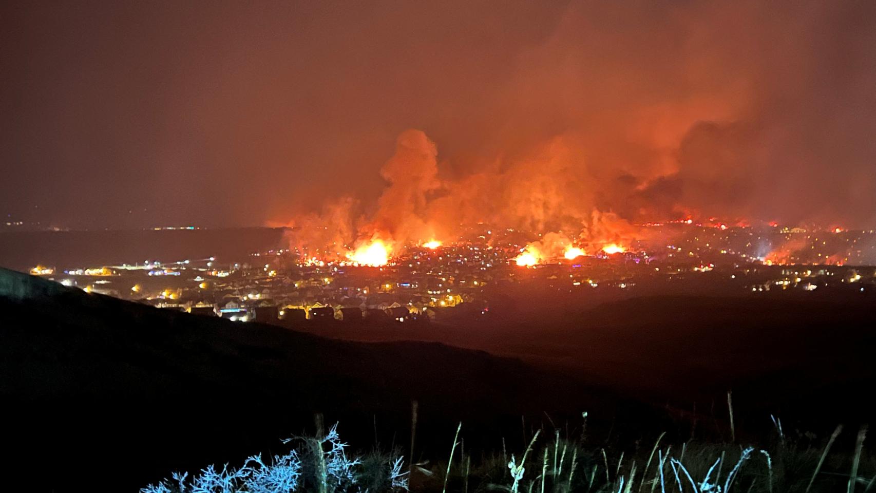 El incendio en el estado de Colorado.