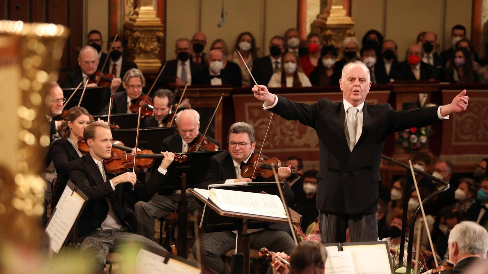 Daniel Barenboim en el concierto de Año Nuevo.